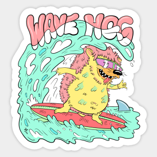 Wave hog! Sticker